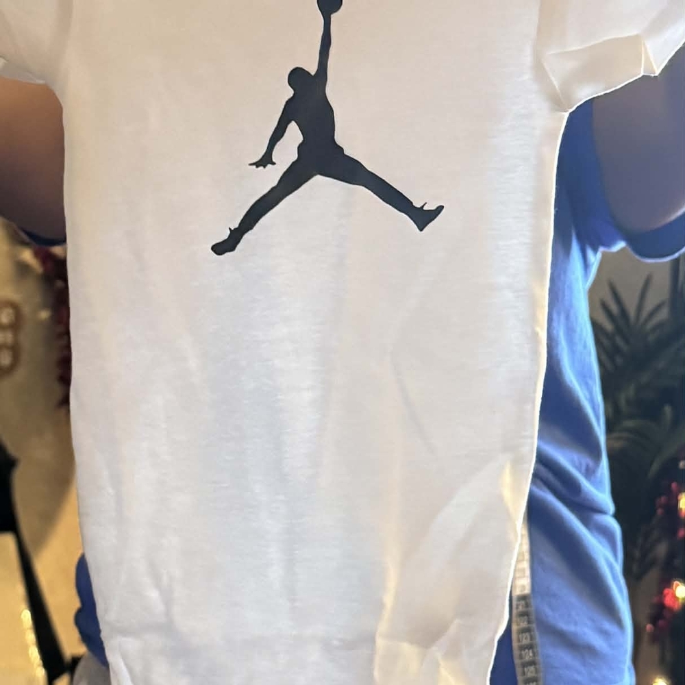 Kids White Graphic T-Shirt